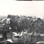 Looking at the BACKSIDE of Gibraltar (from up the hill at Clark and Turley). Year unknown.